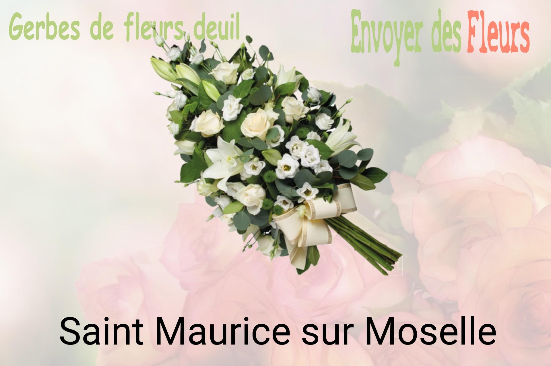 Gerbe de fleurs de deuil livrée à Saint-Maurice-sur-Moselle